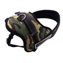2Pcs Camouflage Dog Harness Vest with Breathable Mesh and Chest Straps