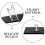 5Pcs Detachable Black Acrylic Cutter Display Rack for Safe Storage 7
