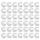 100Pcs Disposable Pillowcase White Elastic U Shaped Non-Woven Fabric 9