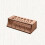 2Pcs Sturdy Tool Rack Wooden Tool Stand Holder Light Brown 11