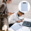 2Pcs Portable Writing Board Grey Multi-Use Clipboard for Office School 9