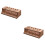 2Pcs Sturdy Tool Rack Wooden Tool Stand Holder Light Brown 7