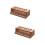 2Pcs Sturdy Tool Rack Wooden Tool Stand Holder Light Brown 8