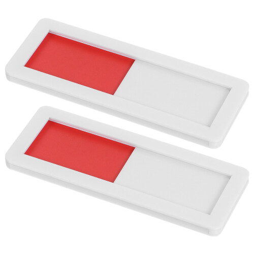 10Pcs Multi-Color Acrylic Office Privacy Sign with Sliding Indicator