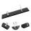 5Pcs Detachable Black Acrylic Cutter Display Rack for Safe Storage 9