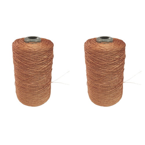 2Pièces Fil Couture Marron Polyester Pour Machine Main 1