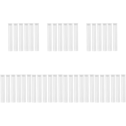 42Pcs Lightweight Transparent Incense Tubes Acrylic Holders 2