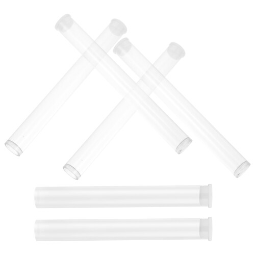 42Pcs Lightweight Transparent Incense Tubes Acrylic Holders