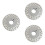 3Pcs High Brightness Silver Umbrella Light Camping Tent Lamp with Hook 6