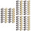 150Pcs Metal Zipper Clips Black for Handbag Zipper Tail Replacement 7