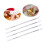 24Pcs Stainless Steel Lobster Claw Forks Nut Picks Silver Tools 8