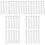 42Pcs Lightweight Transparent Incense Tubes Acrylic Holders 8