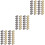 150Pcs Metal Zipper Clips Black for Handbag Zipper Tail Replacement 6