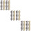 150Pcs Metal Zipper Clips Black for Handbag Zipper Tail Replacement 10