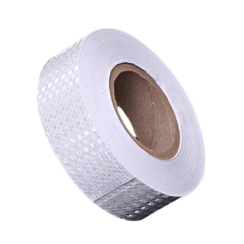 3Pcs White Reflective Warning Tape with Strong Adhesive for Safety Use 2