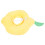 4Pcs Soft Yellow Cat Recovery Collar Post-Surgery Fruit Design Cone 1
