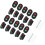 4Sets Road Signal Lamp Models Black ABS for Sand Table Ornament 2