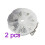 White Round Organizer with 7 Compartments Weekly Pill Dispenser 1