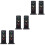 6Pcs Luminous Mini Railroad Light Model Durable Black Mini Decor 7