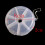 White Round Organizer with 7 Compartments Weekly Pill Dispenser 7