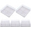 5Pcs Sturdy White Paper Bakery Boxes with Clear Lid for Donut Storage 11