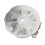 White Round Organizer with 7 Compartments Weekly Pill Dispenser 3