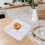 5Pcs Sturdy White Paper Bakery Boxes with Clear Lid for Donut Storage 4