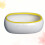 2Pcs White Ceramic Small Pet Bowl Safe Feeder with Lovely Designs 4