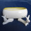 2Pcs White Ceramic Small Pet Bowl Safe Feeder with Lovely Designs 3