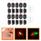 4Sets Road Signal Lamp Models Black ABS for Sand Table Ornament 7