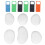 3Sets DIY Color Drawing Pebbles Assorted for Painting Handmade Rocks 10