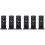 6Pcs Luminous Mini Railroad Light Model Durable Black Mini Decor 6