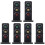 6Pcs Luminous Mini Railroad Light Model Durable Black Mini Decor 4