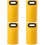 4Pcs Yellow Portable Folding Foot Bath Buckets Durable Home Travel 7