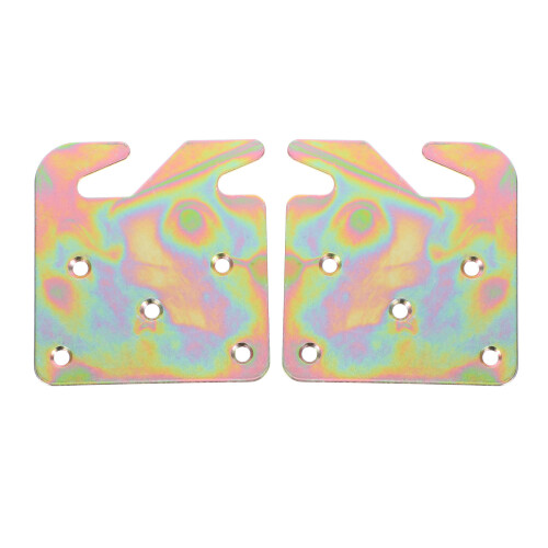 4Pcs Wood Bed Rail Hook Plates Assorted Color Durable Bed Hardware