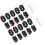 4Sets Road Signal Lamp Models Black ABS for Sand Table Ornament 3
