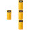 4Pcs Yellow Portable Folding Foot Bath Buckets Durable Home Travel 8