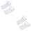 1000Pcs White Dot Tape Double-Sided Hook and Loop Stickers Waterproof 6