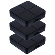 15Sets Reis Contactlenzen Case Met Spiegel Compact En Draagbaar Zwart