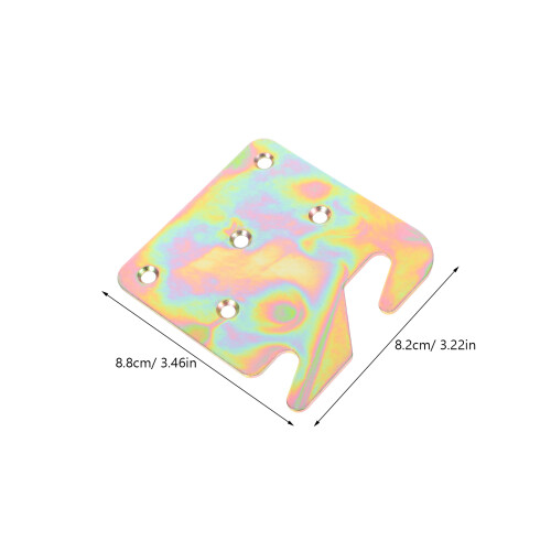 4Pcs Wood Bed Rail Hook Plates Assorted Color Durable Bed Hardware 1