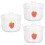 3Pcs Lidded Ceramic Steaming Pot Small Stew Egg Bowl for Home Use 7