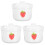 3Pcs Lidded Ceramic Steaming Pot Small Stew Egg Bowl for Home Use 3
