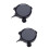 2Pcs Safe Ceramic Oxygen Stones Black Fish Tank Air Oxygen Stone 7