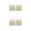 4Pcs Wood Bed Rail Hook Plates Assorted Color Durable Bed Hardware 8