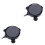 2Pcs Safe Ceramic Oxygen Stones Black Fish Tank Air Oxygen Stone 3