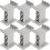 24Pcs Toy Train Bridge Pier Supports Light Grey Train Set Accessories 2
