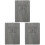 3Pcs Students Agenda Notepad Grey Paper 2024 Time Management 4