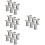24Pcs Toy Train Bridge Pier Supports Light Grey Train Set Accessories 9
