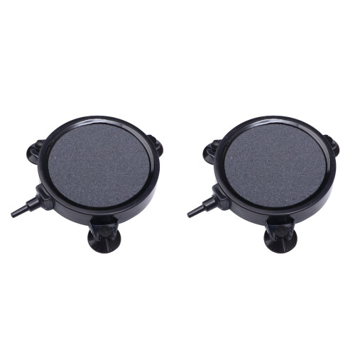 2Pcs Safe Ceramic Oxygen Stones Black Fish Tank Air Oxygen Stone 1
