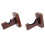 3St Wandgemonteerd Baseball Bat Display Rek Met Zachte Voering 3